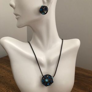 Nine West Earrings & Necklace Set